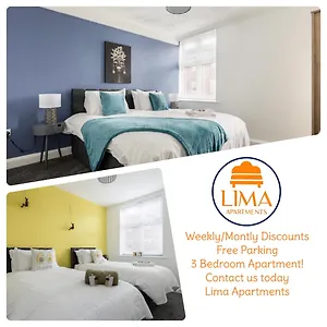 Apartment Lima Ltd-4 Beds-large -long Deal-business-parking, Bournemouth
